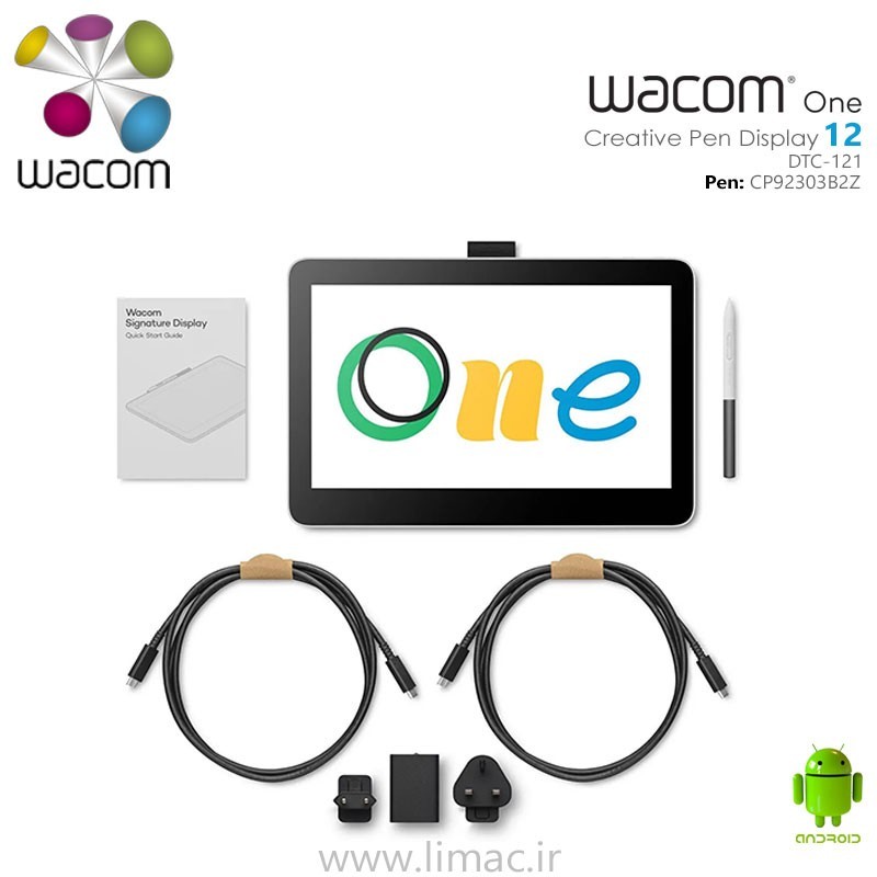 وکام وان ۱۲ اینچ (2023) Wacom One 12 DTC-121