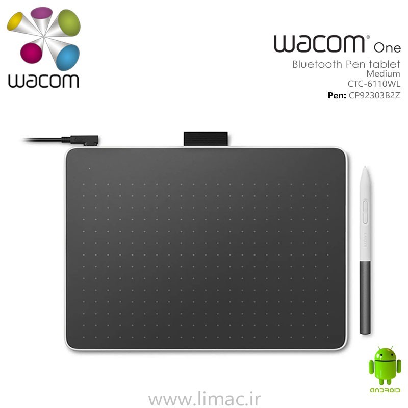 وکام وان متوسط بلوتوث Wacom one Medium BT CTC-6110WL