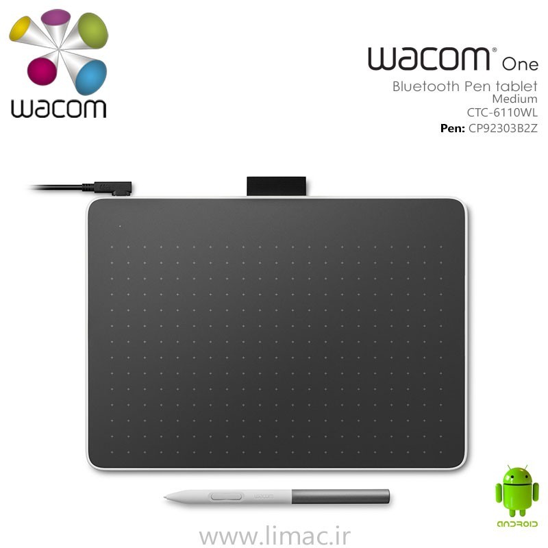 وکام وان متوسط بلوتوث Wacom one Medium BT CTC-6110WL