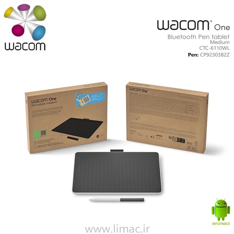 وکام وان متوسط بلوتوث Wacom one Medium BT CTC-6110WL