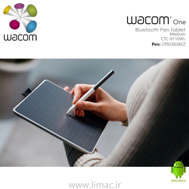 وکام وان متوسط بلوتوث Wacom one Medium BT CTC-6110WL